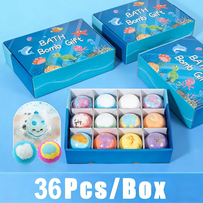 🔥LAST DAY 50% OFF - 🛁 Natural Bath Bombs for Kids with Mega Bubbles & Surprise Inside 🥚✨