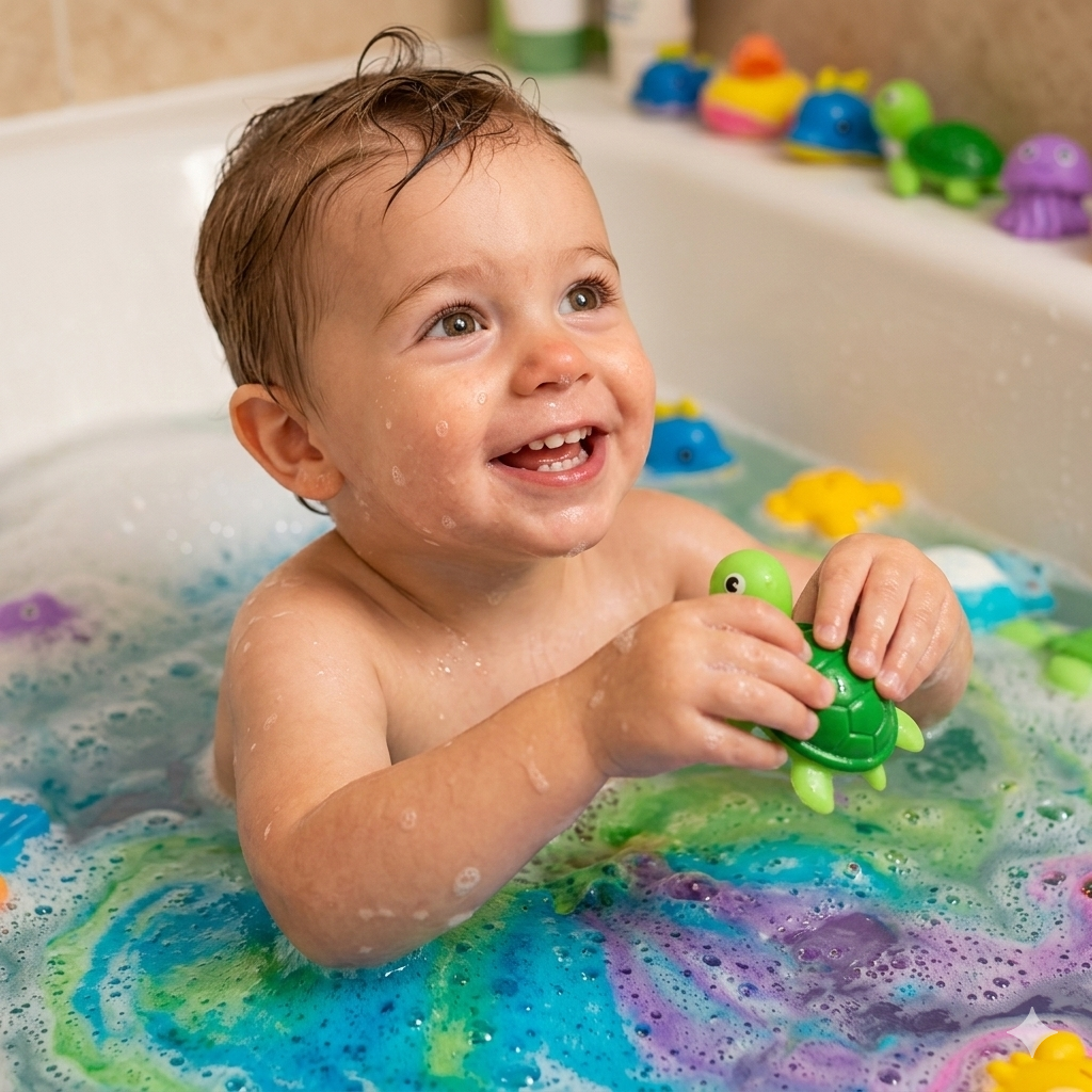 🔥LAST DAY 50% OFF - 🛁 Natural Bath Bombs for Kids with Mega Bubbles & Surprise Inside 🥚✨