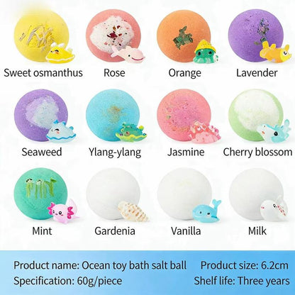 🔥LAST DAY 50% OFF - 🛁 Natural Bath Bombs for Kids with Mega Bubbles & Surprise Inside 🥚✨