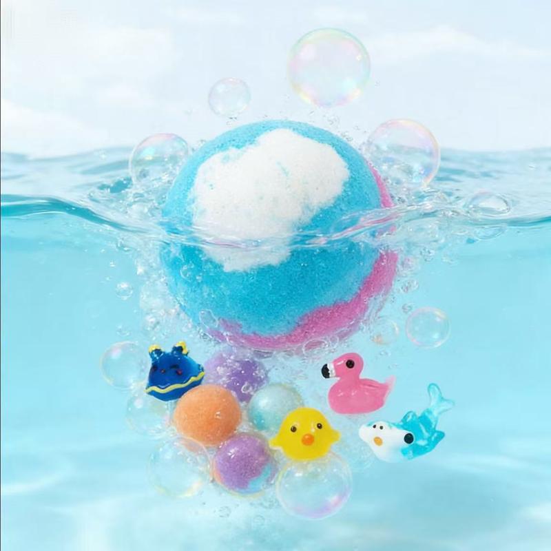 🔥LAST DAY 50% OFF - 🛁 Natural Bath Bombs for Kids with Mega Bubbles & Surprise Inside 🥚✨
