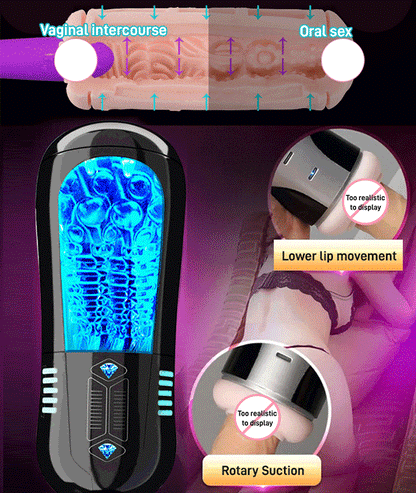 [Confidential Delivery]🔥Suction, Vibrating & Stroking Masturbator – 18+ Only